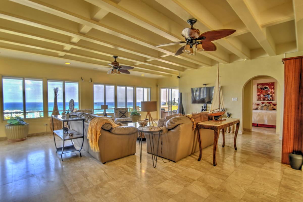 9.Location villa piscine vue mer Oyster Pond Saint Martin_salon
